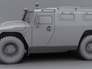 tiger gaz 2330 3D 모델