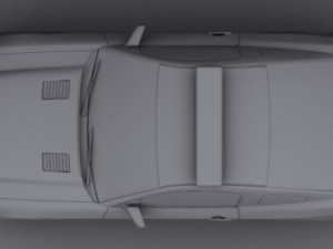 mustang shelby gt500 super snake police patrol Model 3D