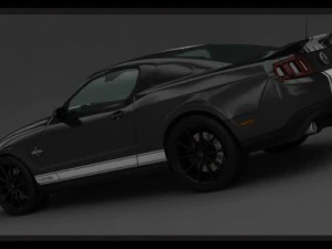 mustang shelby gt500 super snake 2013 3D Model