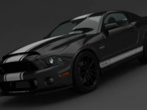 mustang shelby gt500 super snake 2013 3D Model