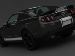 mustang shelby gt500 super snake 2013 3D 모델