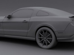 mustang shelby gt500 super snake 2013 3D 모델