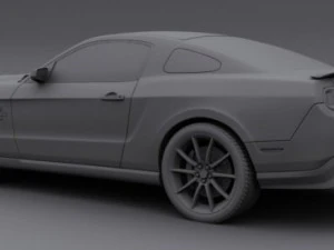 mustang shelby gt500 super snake 2013 3D Model