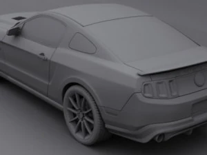 mustang shelby gt500 super snake 2013 3D Model