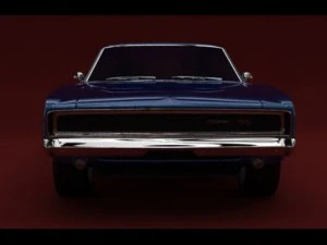 dodge charger rt 1968 3D Model