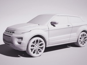 Range rover evoque 2014 3D Model