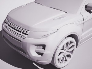 Range rover evoque 2014 3D Model