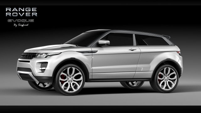 Range rover evoque 2014 3D Model .c4d .max .obj .3ds .fbx .stl .blend 