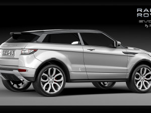Range rover evoque 2014 3D Model