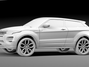 Range rover evoque 2014 3D Model