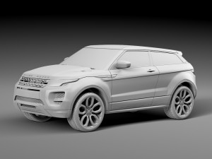 Range rover evoque 2014 3D Model