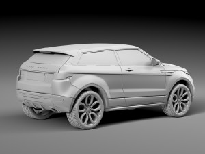 Range rover evoque 2014 3D Model