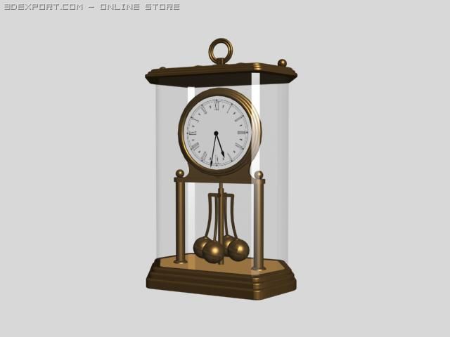 antique clocks 3D Model .c4d .max .obj .3ds .fbx .stl .blend 