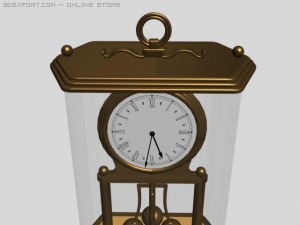 antique clocks 3D Model