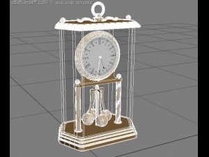 antique clocks 3D Model