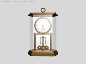 antique clocks 3D Model