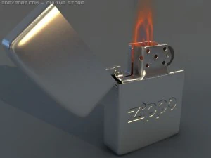 zippo lighter 3D Model