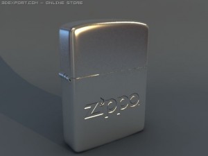 zippo lighter Model 3D