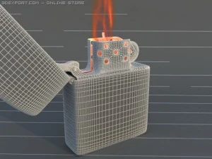 zippo lighter 3D Model