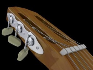 guitar Model 3D