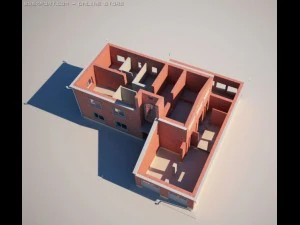 cottage 3D Model