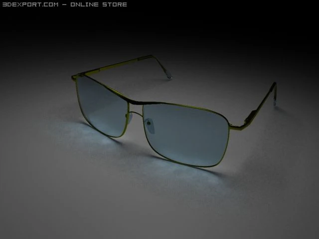 glasses 3D Model .c4d .max .obj .3ds .fbx .stl .blend 