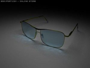 glasses Model 3D