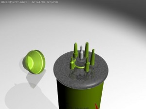 izobutan Modelo 3D