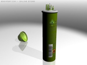 izobutan Modelo 3D