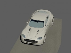 aston martin v8 Modèle 3D