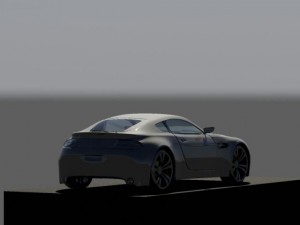 aston martin v8 Modèle 3D