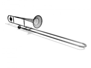 trombone 3D-Modell