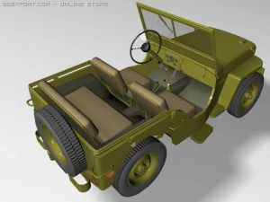 willys mb 3D Model