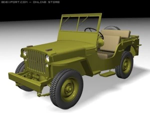 willys mb 3D Model