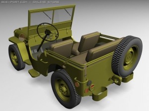 willys mb 3D Модель