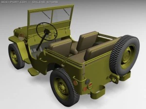 willys mb 3D Model