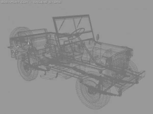 willys mb 3D Model