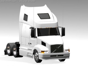 volvo vn series truck 3D Модель