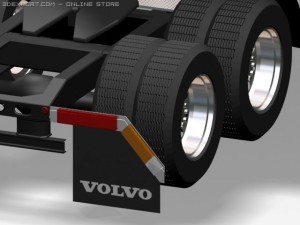 volvo vn series truck 3D Модель