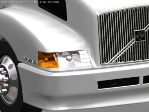 volvo vn series truck 3D Модель