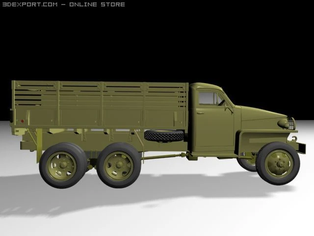 studebaker us6 3D Model .c4d .max .obj .3ds .fbx .stl .blend 