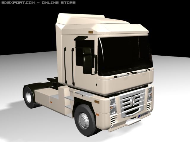 renault magnum 3D मॉडल .c4d .max .obj .3ds .fbx .stl .blend 