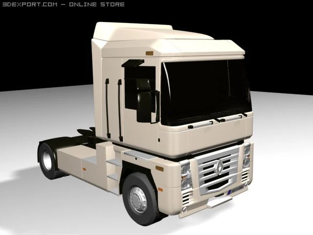 renault magnum 3D Model .c4d .max .obj .3ds .fbx .stl .blend 
