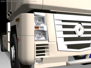 renault magnum 3D मॉडल