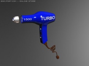 hair dryer Modèle 3D