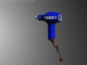 hair dryer Modèle 3D