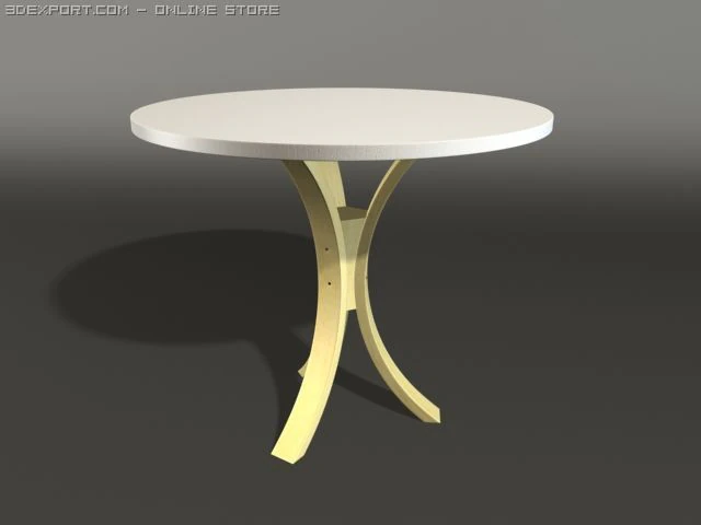 table 3D Model .c4d .max .obj .3ds .fbx .stl .blend 