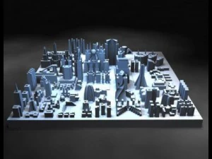 शहर 3D मॉडल