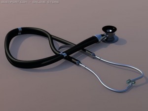 stethoscope 3D Model