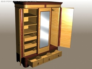 wardrobe 3Dモデル